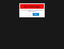 Tablet Screenshot of livecamgays.com